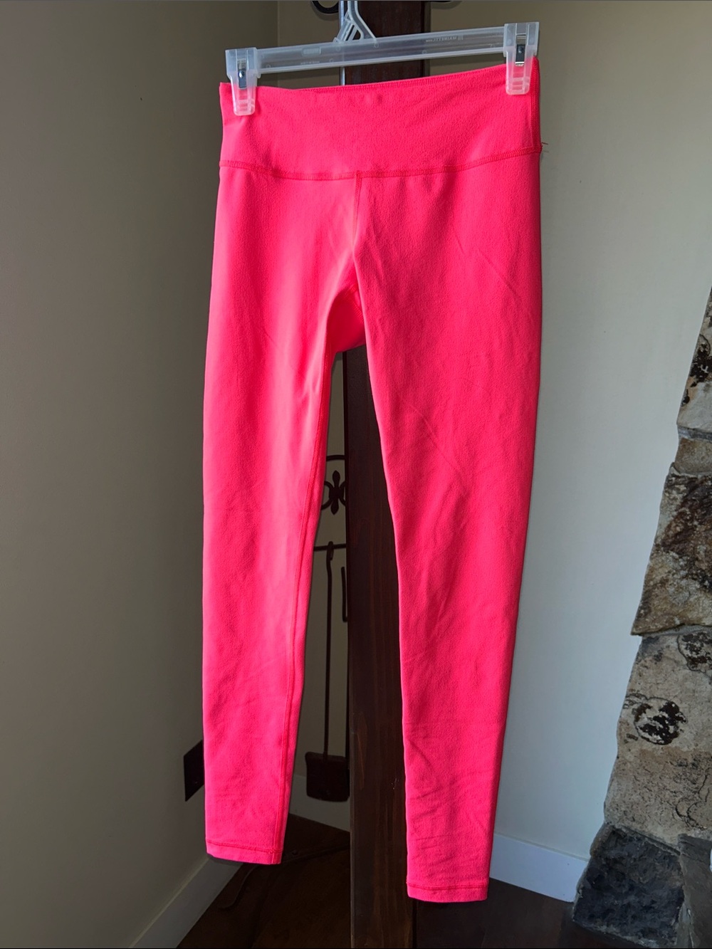 Zella Neon Red/Pink High-Rise Leggings